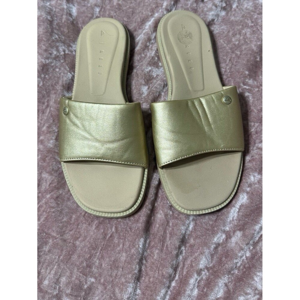 Reef Gold Slide Sandals